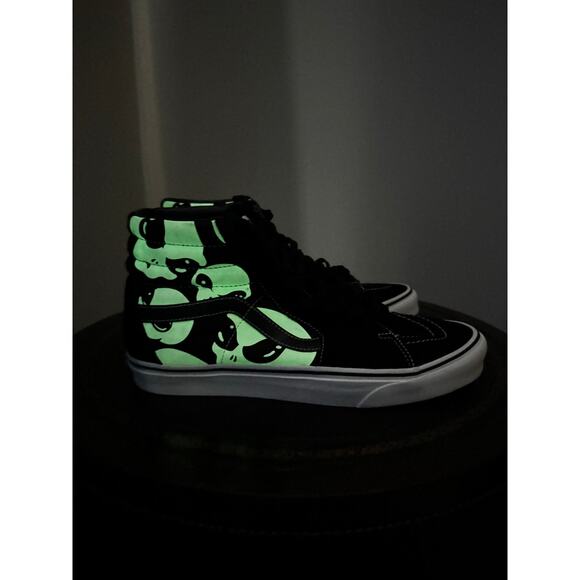 Vans | SK8 Hi “Alien Ghosts” Glow in the Dark Shoes | Men's Size 9.5 - Picture 14 of 15